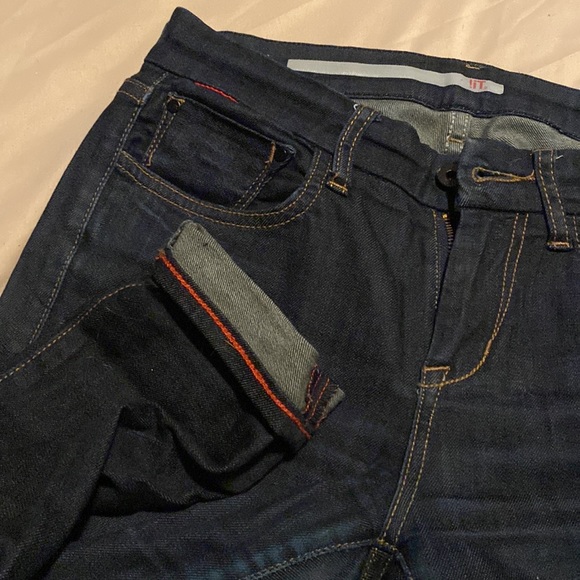 Blue Curvy Stiletto Skinny Jeans by !iT - Picture 4 of 7